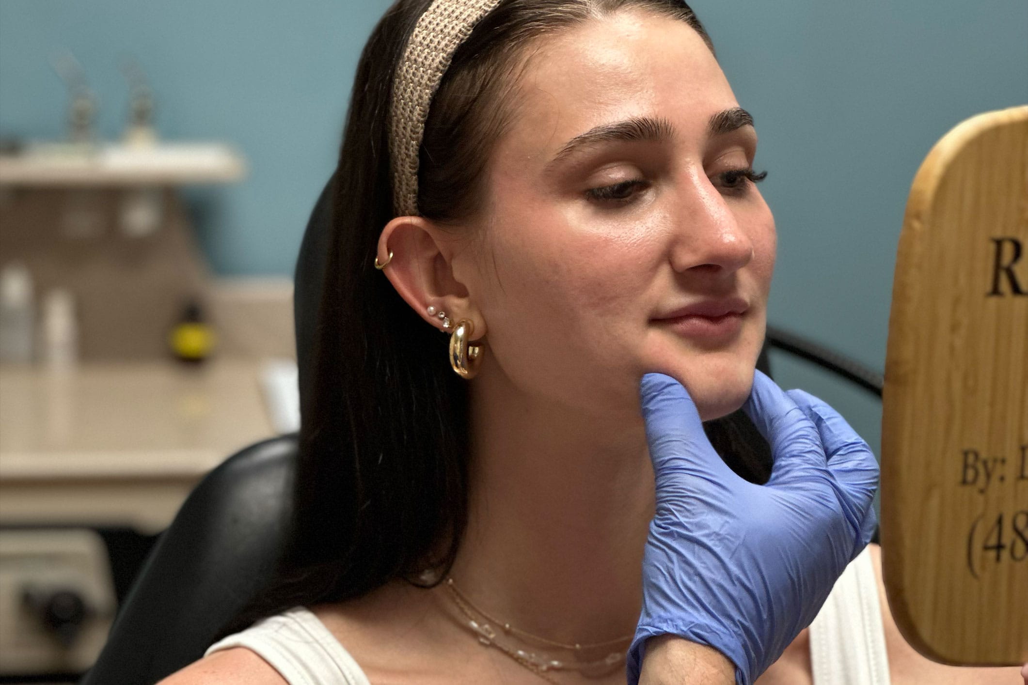 rhinoplasty-feat Woman after receiving rhinoplasty in Philadelphia at Providence Cosmetic Surgery